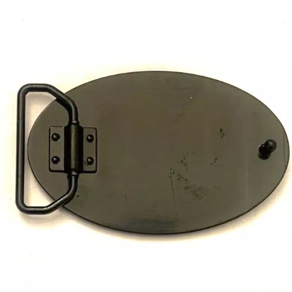 Gothic LITTLE DEVIL belt buckle with Rhinestone border fits a 1 3/4" belt - Picture 2 of 2